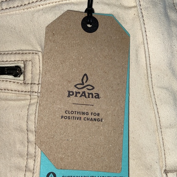 prAna NWT Size 8 Cream Broadway Organic Cotton Casual Pencil Skirt 3088 - Picture 9 of 13